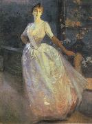Albert Besnard Portrait of Madame Roger Jourdain oil painting on canvas